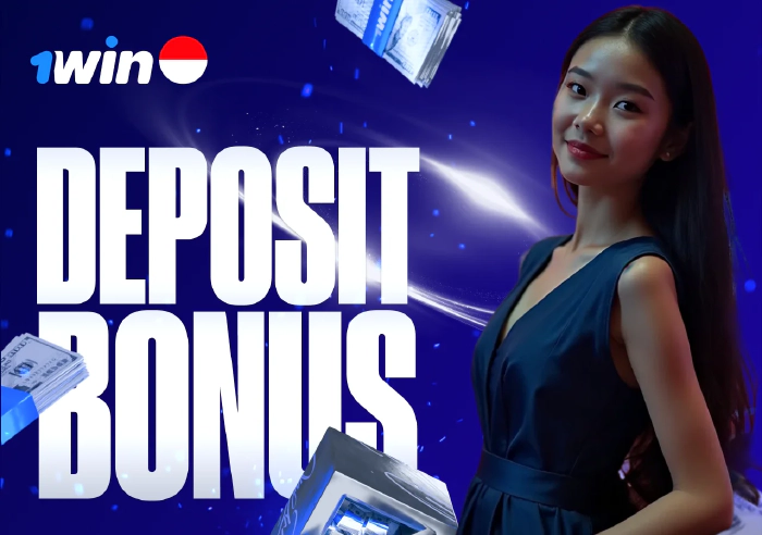Welcome reward bonus 500% from 1win Indonesia for new accounts and deposits